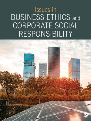 cover image of Issues in Business Ethics and Corporate Social Responsibility